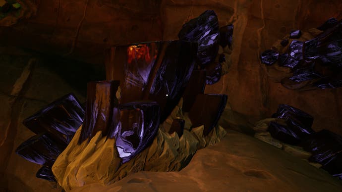 lego fortnite obsidian formation in lava cave